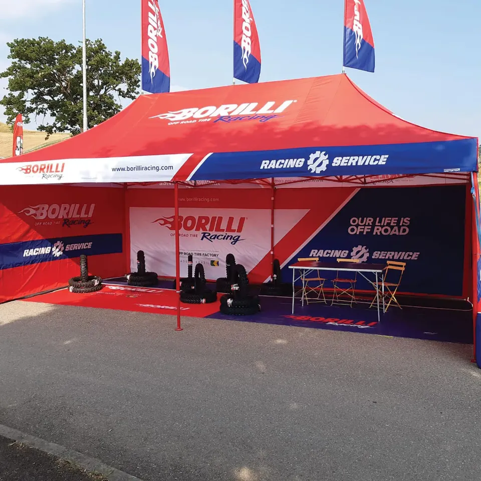 Hurly Parts Banner Gazebo telo resistente UV